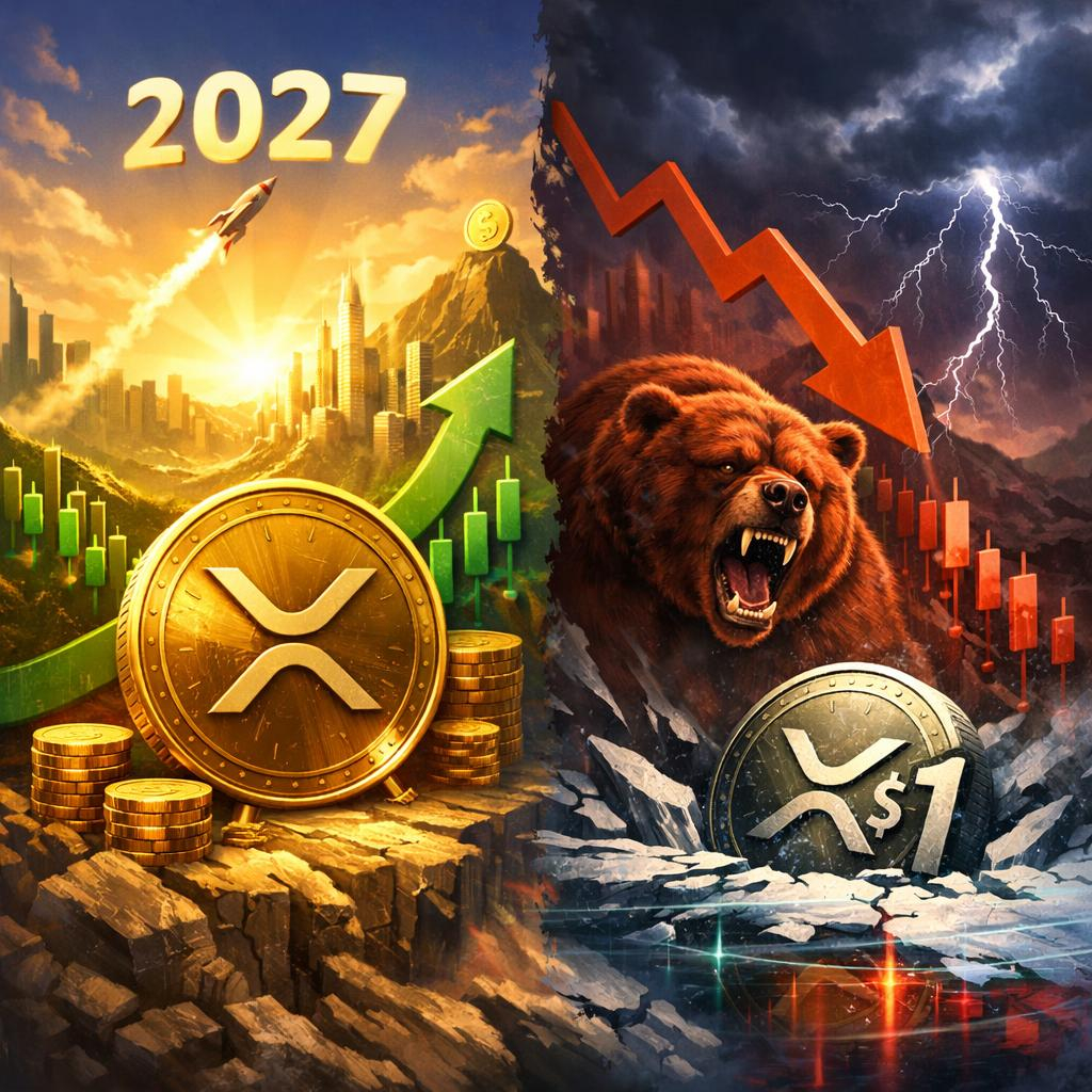 XRP May Reach $10 By 2027—But Bearish Conditions Could Push It Below $1, Expert Says